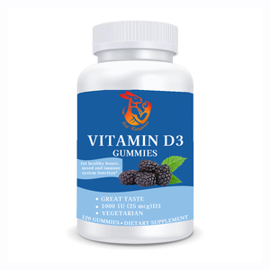 หมากฝรั่ง D3วิตามินสำหรับเสริมกระดูกเพื่อสุขภาพระบบภูมิคุ้มกัน25mcg วิตามิน D3ฉลากส่วนตัว - Product Image 1