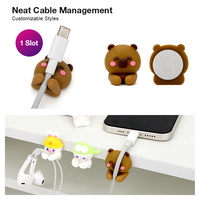 Organisateur de câbles portable en silicone personnalisé OEM, ensemble de gestion des câbles, support de câbles, mini-clips muraux, câble de données, salon, armoire
