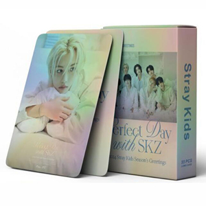 Cartões de Presente Kpop Golden Lomo com Fotos de Arte Popular Musical, Impressão Letterpress em Papel 5.7x8.6cm, para Meninos e Meninas, Stray <span class=keywords><strong>Kids</strong></span> - Product Image 1