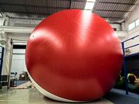 Ballon gonflable en PVC rouge personnalisé BOYI, sphère géante gonflable en PVC pour la publicité lors de festivals, sphère gonflable en PVC