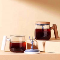 Mug à café auto-mélangeur jetable de haute qualité 400 ml, écologique, compatible lave-vaisselle et micro-ondes, personnalisable, cadeau moderne