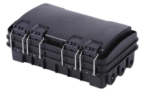 Boîtier de raccordement FTTH étanche |   Adaptateur SC/LC 16 ports |   Conception à 2 couches (Cassette de raccordement + Splitter PLC) |   Support mural/poteau extérieur