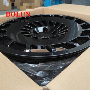 Bolun fábrica personalizada de alta calidad 1 pieza negro 21x9,0 21x10,<span class=keywords><strong>5</strong></span> pulgadas ruedas forjadas 5X120mm llantas ET + 38/+ <span class=keywords><strong>45</strong></span> para 2019 VW TRANSPORTER - Product Image 3