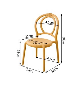 Sedia per Bambini in Plastica OEM con Schienale Rotondo, Sedia da Pranzo Personalizzata per Feste ed Eventi per Bambini a Prezzo di Fabbrica - Product Image 3
