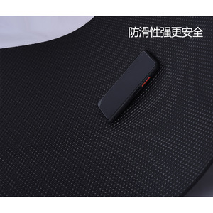 High Density Yoga <b>Mat</b> 6mm Thick Non Slip Extra <b>Large</b> Black Fitness <b>Mat</b> For Home And Gym Use Solid Color YM10-7L - Product Image 3