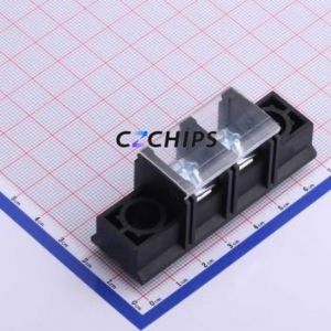 KF88SAM-16.0-2P Barrier Terminal Block Through hole Component (THT),P=16mm Connector With Cover Plate 16mm 1x2P Straight Pin - Product Image 1