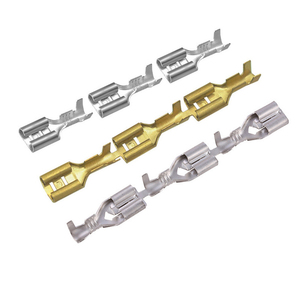 Terminales de horquilla de compresión en frío 2.8 4.8 6.3, tipo enchufable 110 187 250, conector de crimpado para cableado - Product Image 6