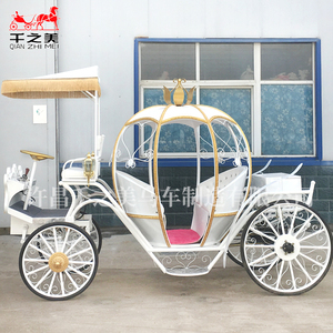 <span class=keywords><strong>Voiture</strong></span> électrique citrouille de rêve - Véhicule de transport élégant pour fêtes de princesses - Product Image 3