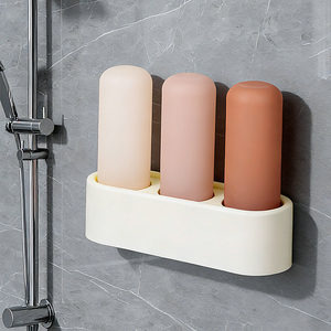 Flaconi Vuoti Ricaricabili con Tappo Flip-Top in Silicone per Shampoo e Balsamo, Dispenser per Bagno - Product Image 1