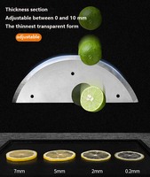 Weegbree Chips Snijmachine Slimme Fruit-En Groentesnijder Snijmachine Vlees Snijmachine