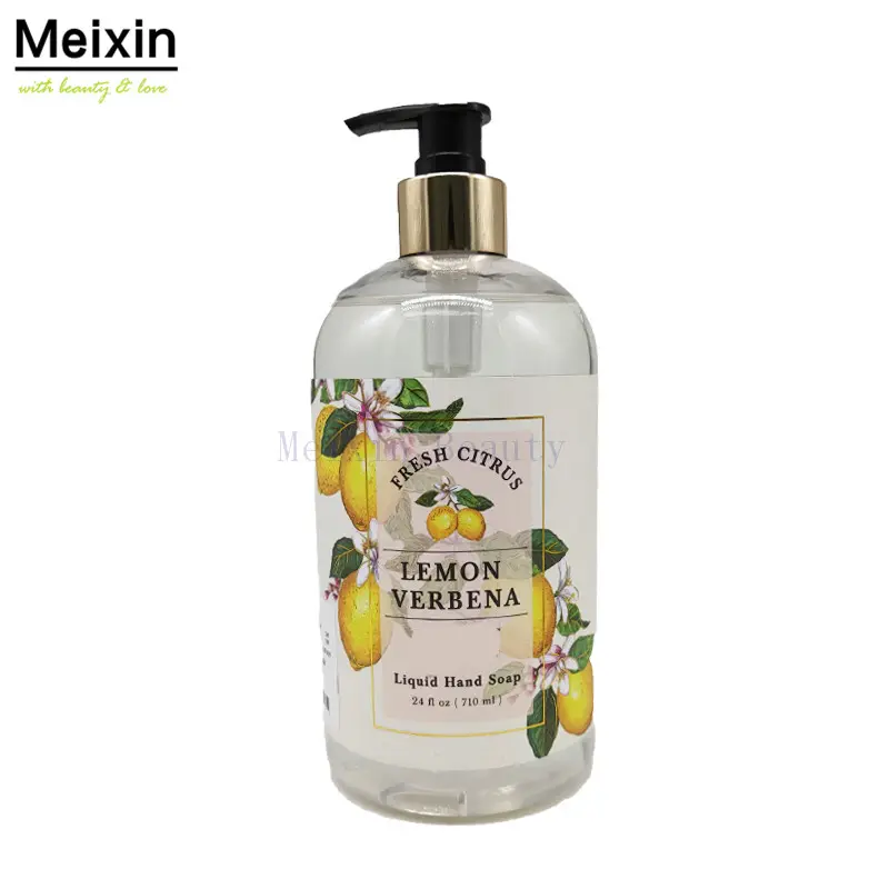 Meixin Étiquette Privée Citron Main Savon Fabricant OEM Ménage Lavage À La Main