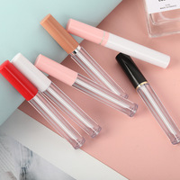 Tube de brillant à lèvres vide de qualité avec baguettes Tubes de brillant à lèvres clairs avec Blush 2ml Tubes de brillant à lèvres clés