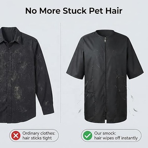 Bata de Peluquería Canina Impermeable de Alta Calidad con LOGO Personalizado, Unisex, Antiestática, con Cremallera Completa, Chaqueta para Barberos y <span class=keywords><strong>Peluqueros</strong></span>, Hombres y Mujeres - Product Image 4