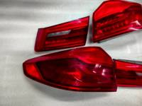Pour BMW Série 5 G30/G38, ensemble de feux arrière à LED avec lentille rouge, LCI 2021-2023, OEM 63219498393, ensemble complet intérieur et extérieur, Plug+Play