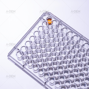 Plaques <span class=keywords><strong>Elisa</strong></span> 96 puits transparentes stériles Plaque <span class=keywords><strong>ELISA</strong></span> à fond V - Product Image 3