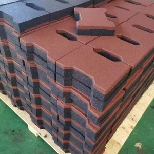 Mật độ cao sân chơi sàn Chó Xương cao su sàn gạch cao su chó xương với EPDM hạt - Product Image 1