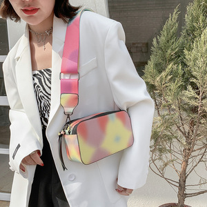 Bolso pequeño y colorido para mujer, bandolera con correa ancha para el hombro, <span class=keywords><strong>2022</strong></span> - Product Image 2