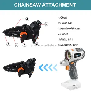 20V Brushless 10 In 1 Multi OscillatingChainsaw Circular Saw Jig Saw Electric Drill Oscillating Tool Mouse Sander For 18V Makita