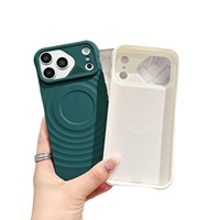 Coque Magnétique Antichoc avec Airbag pour iPhone 17 16 Pro Max, Recharge Magnétique Puissante, Housse Arrière Robuste, Coque de Protection Renforcée