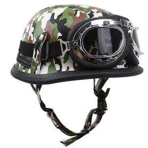 Casco de Motocicleta Certificado por el DOT, con Revestimiento de Cuero, Nuevo, Material ABS, Cascos de Moto, Casco para Moto - Product Image 3