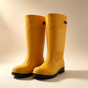 <span class=keywords><strong>Bottes</strong></span> <span class=keywords><strong>de</strong></span> sécurité en PVC à embout d'acier, antidérapantes, antistatiques, résistantes à l'huile et anti-perforation, longueur genou, <span class=keywords><strong>pour</strong></span> usage industriel - Offre Spéciale - Product Image 2