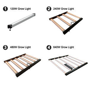 ไฟปลูกพืชแบบ LED สเปกตรัมเต็มกำลังไฟ 1200W 1000W 720W 640W 480W 240W 120W ปรับความสว่างได้ สำหรับการเพาะปลูกพืช ยี่ห้อ Factory Custom SLTMAKS - Product Image 2