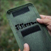 Sac de rangement multifonctionnel pour piquets de tente et cordes coupe-vent, avec logo personnalisé imprimé, pour équipement de camping et de voyage en extérieur