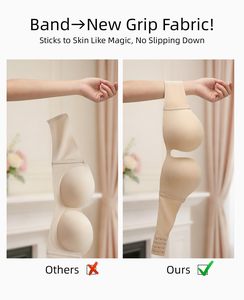 <span class=keywords><strong>Sujetador</strong></span> Invisible sin Tirantes para Mujer, Sexy, con Relleno Adhesivo, <span class=keywords><strong>Escote</strong></span> <span class=keywords><strong>Profundo</strong></span> en Forma de U, Antideslizante, sin Costuras - Product Image 2