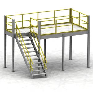 Système de rayonnage industriel Mezzanine Entrepôt en acier Plate-forme d'étagère de stockage à plusieurs niveaux pour l'optimisation de l'espace et l'efficacité - Product Image 4