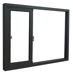 Fenêtre en aluminium à bas <span class=keywords><strong>prix</strong></span>, dernier design, cadre en aluminium, porte coulissante horizontale pour patio, fenêtre coulissante horizontale - Product Image 1
