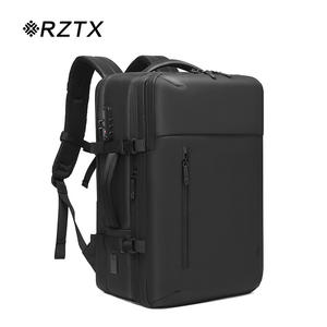 Sac à dos d'affaires multifonctionnel à compression automatique par airbag, grande capacité, géométrique, en tissu Oxford, polyester, imperméable - Product Image 5