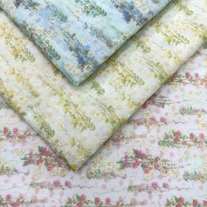 Tissu en dentelle 100 % coton style Cottagecore vintage, broderie fleurs marguerites, tulle Mori Girl pour vêtements - Vente en gros - Product Image 2