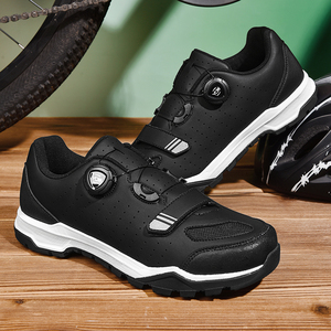 <span class=keywords><strong>Zapatillas</strong></span> de Ciclismo <span class=keywords><strong>MTB</strong></span> Profesionales, Ligeras, Transpirables, con Parte Superior de Microfibra y Malla, Suela de Goma, Sistema de Hebilla Giratoria - Product Image 5