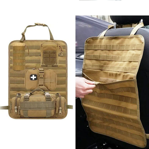 กระเป๋าจัดเก็บของหลังเบาะรถยนต์ LUPU Tactical Molle แบบหนา ทนทาน ผลิตจากผ้าไนลอน สำหรับรถ SUV และรถบรรทุก - Product Image 4