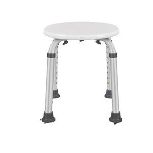 Silla de ducha de aleación de aluminio, taburete de baño antideslizante blanco para equipo de seguridad en el baño - Product Image 5