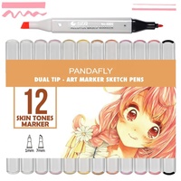 Ensemble de 168 stylos à pointe double, surligneurs, marqueurs artistiques et feutres à alcool pour adultes et enfants, emballage en vrac