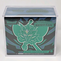 Étui de présentation en acrylique personnalisé avec couvercle magnétique pour Elite Trainer Box, boîte de jeu de cartes à collectionner, boîte de protection UV