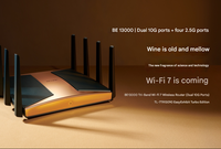 Routeur industriel multi-fréquence TP-LINK TL-7TR13090 avec composants industriels, 7 ports sans fil Turbo 10g + agrégation de 42,5g