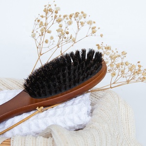 <span class=keywords><strong>Cepillo</strong></span> desenredante antiestático para cabello rizado, <span class=keywords><strong>cepillo</strong></span> de masaje para cuero cabelludo, <span class=keywords><strong>cepillo</strong></span> de <span class=keywords><strong>pelo</strong></span> de <span class=keywords><strong>cerdas</strong></span> de jabalí Natural de madera para cabello <span class=keywords><strong>fino</strong></span> - Product Image 3