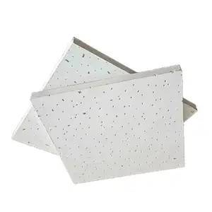 Pannello per Controsoffitto 600*600mm, Piastrella in Gesso 60x60, Pannelli Bianchi Goffrati per Soffitti Sospesi - Product Image 1