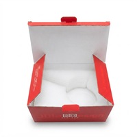 Boîte d'emballage cadeau pour service à thé en carton ondulé écologique, sur mesure, directement de l'usine, avec fermeture magnétique et gaufrage, format livre