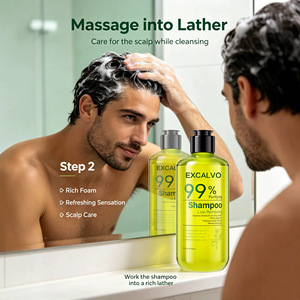 Shampoo Herbal Anti-<span class=keywords><strong>Poux</strong></span> pour Cuir Chevelu Irrité 480ml – Traitement Purifiant Anti-Pelliculaire et Séborégulateur - Product Image 1