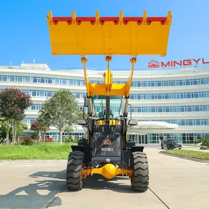 MYZG EPA Front End Small Micro Mini Wheel Loader Machine Front End Loader With Air Conditioner