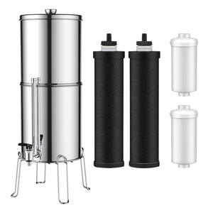 Filtro de Agua de Acero Inoxidable Pureza de 2.25 Galones, 3 Etapas, Certificado NSF53, Sistema Purificador de Agua Potable para Exteriores - Product Image 4