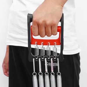 Bán Sỉ Ba Trong Một Thiết Bị Tập Thể Dục Mùa Xuân Ngực Expander <span class=keywords><strong>Grip</strong></span> Sức Mạnh Enhancer Đạp Kéo Sợi Dây Thừng Với 5 Kim Loại Suối Nước - Product Image 3