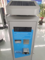 Système de borne de stationnement intelligent multi-paiements pour voirie, acceptant cartes de crédit, NFC, pièces et espèces
