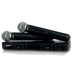 ไมโครโฟนไร้สาย Shure BLX288/PG58 พร้อมตัวส่งสัญญาณแบบมือถือ สำหรับการแสดงสด การประชุม และการถ่ายทอดสด - Product Image 4