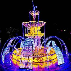 Lumières <span class=keywords><strong>de</strong></span> fontaine LED 3D spectaculaires, étanches IP65, couleur personnalisable, installation facile, pour parcs, places publiques, festivals <span class=keywords><strong>de</strong></span> <span class=keywords><strong>Noël</strong></span> en extérieur - Product Image 2