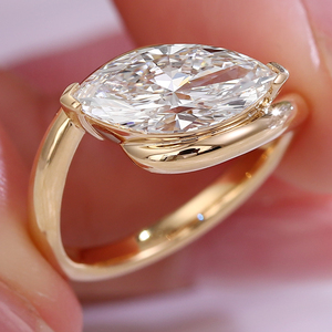 2025 трендовые серебряные позолоченные ювелирные изделия с бриллиантами - Product Image 2