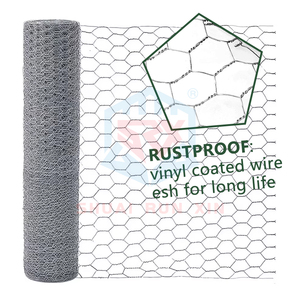 공장 가격 1/2 "육각 아연 도금 금속 와이어 메쉬 울타리 그물 더블 트위스트 스틸 와이어 메쉬 롤 짠 메쉬 와이어 - Product Image 5